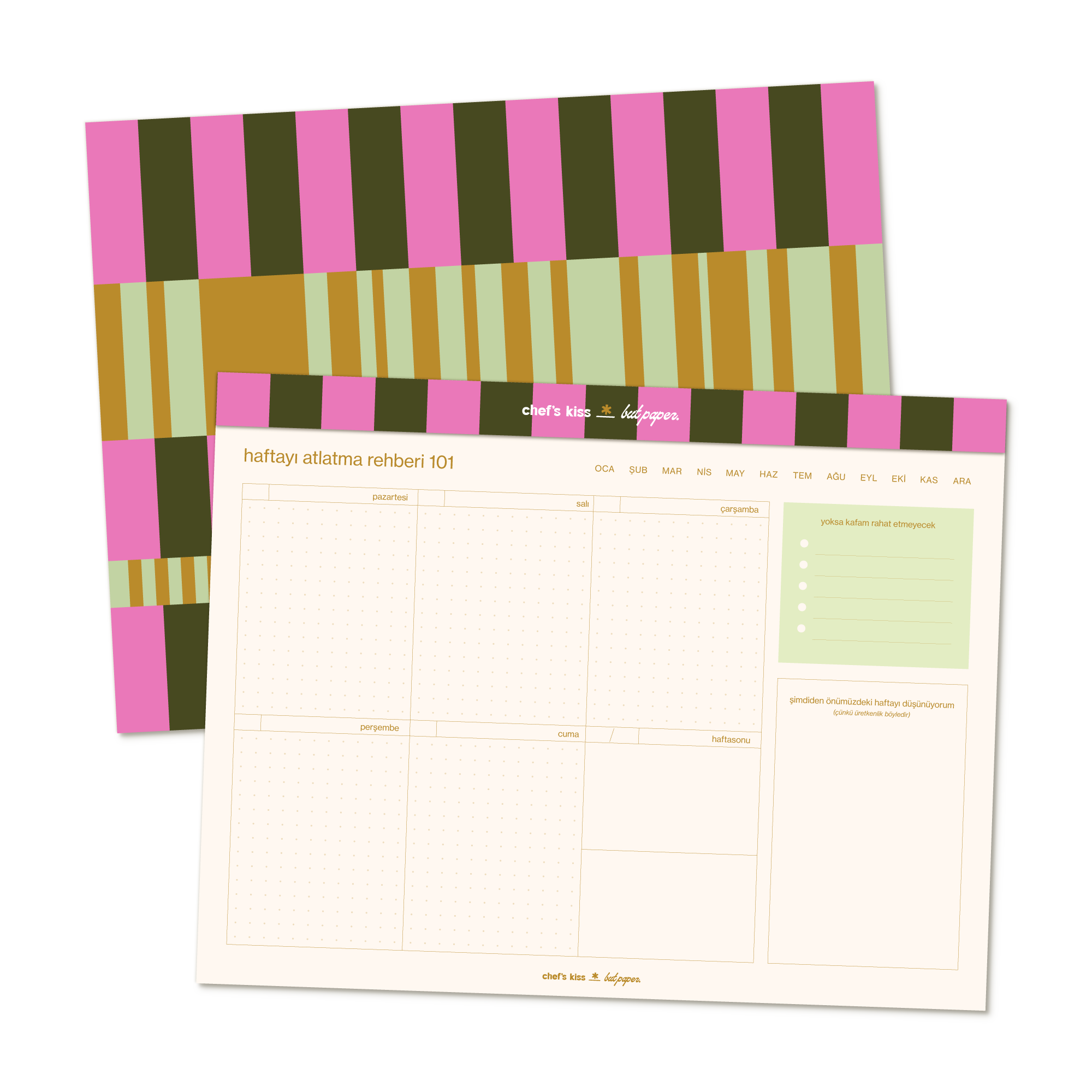 Balance Study Undated Weekly Planner (Flow)