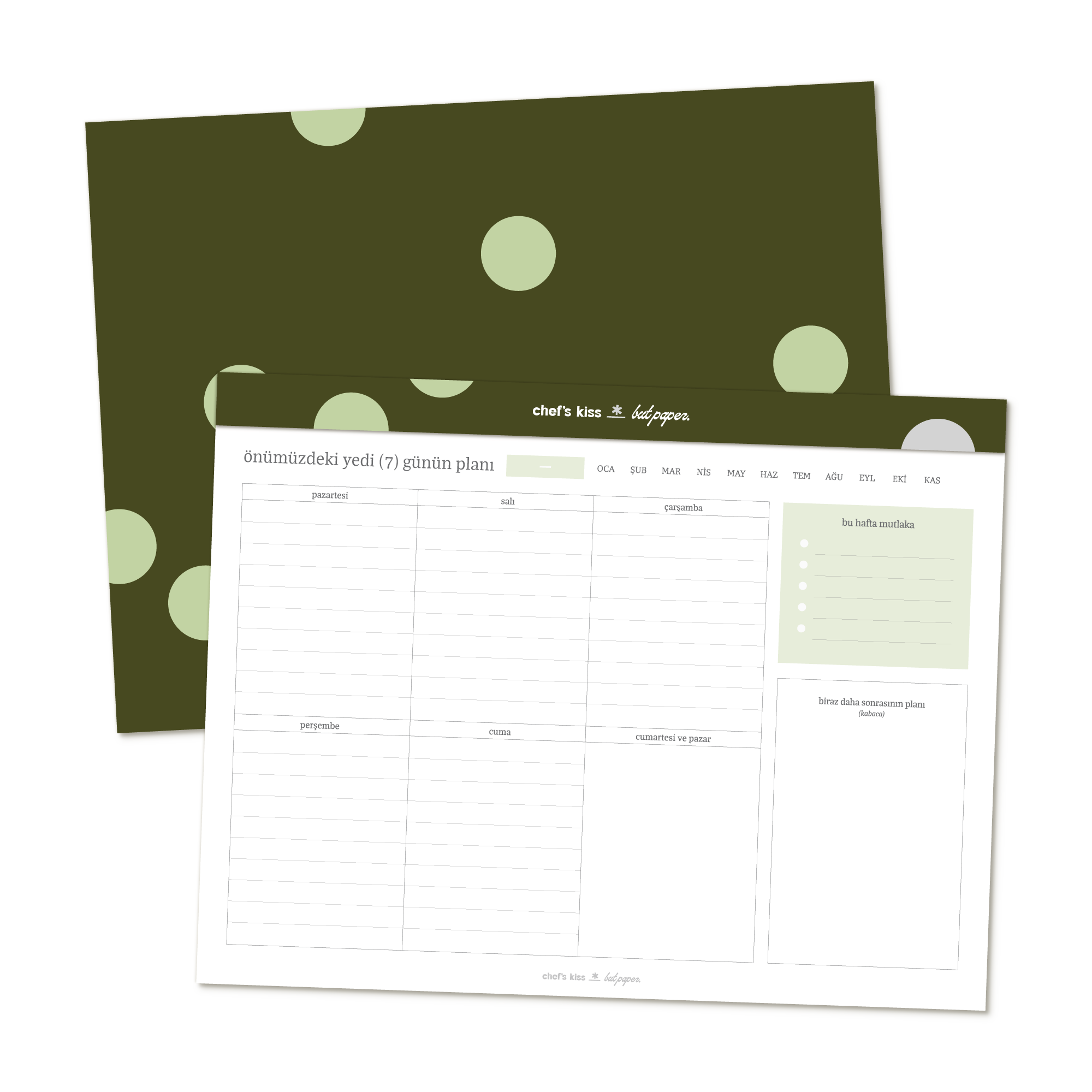 Balance Study Undated Weekly Planner (Focus)
